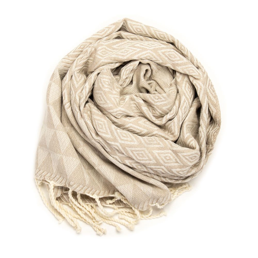 Tuch *Fouta* Hamamtuch Diamant, Natural Raffia 200x100cm