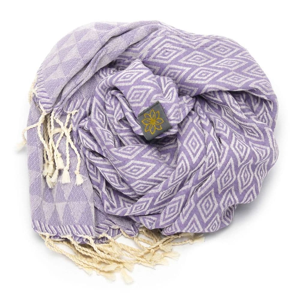 Tuch *Fouta* Hamamtuch Diamant, Wild Lavender 200x100cm