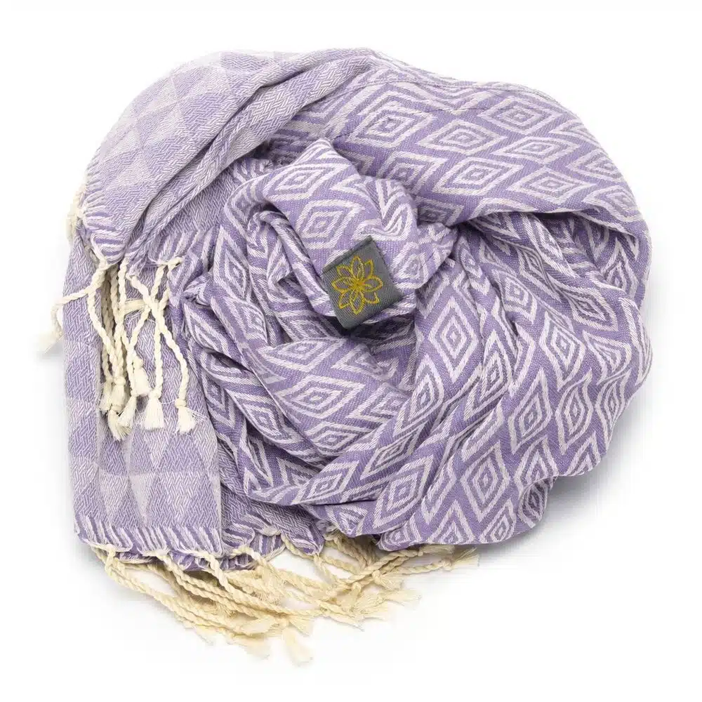 Tuch *Fouta* Hamamtuch Diamant, Wild Lavender 200x100cm