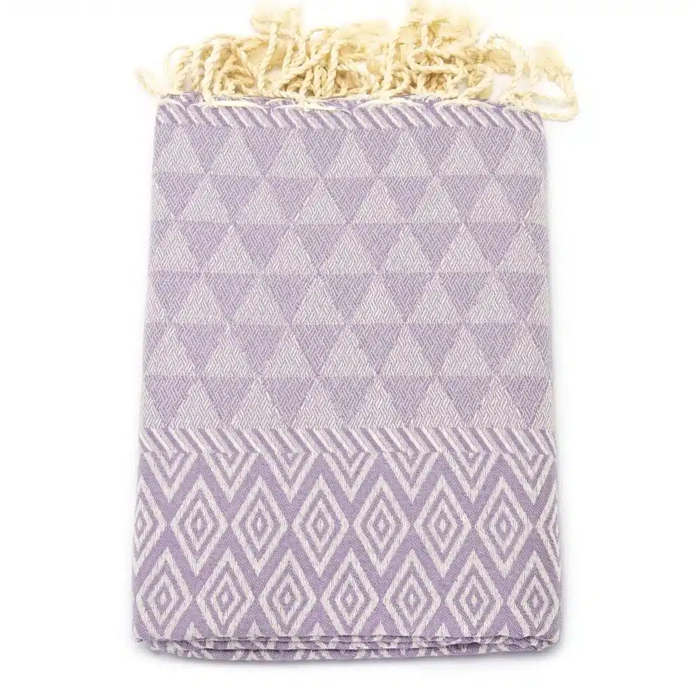Tuch *Fouta* Hamamtuch Diamant, Wild Lavender 200x100cm