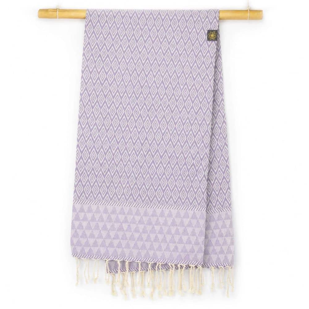 Tuch *Fouta* Hamamtuch Diamant, Wild Lavender 200x100cm