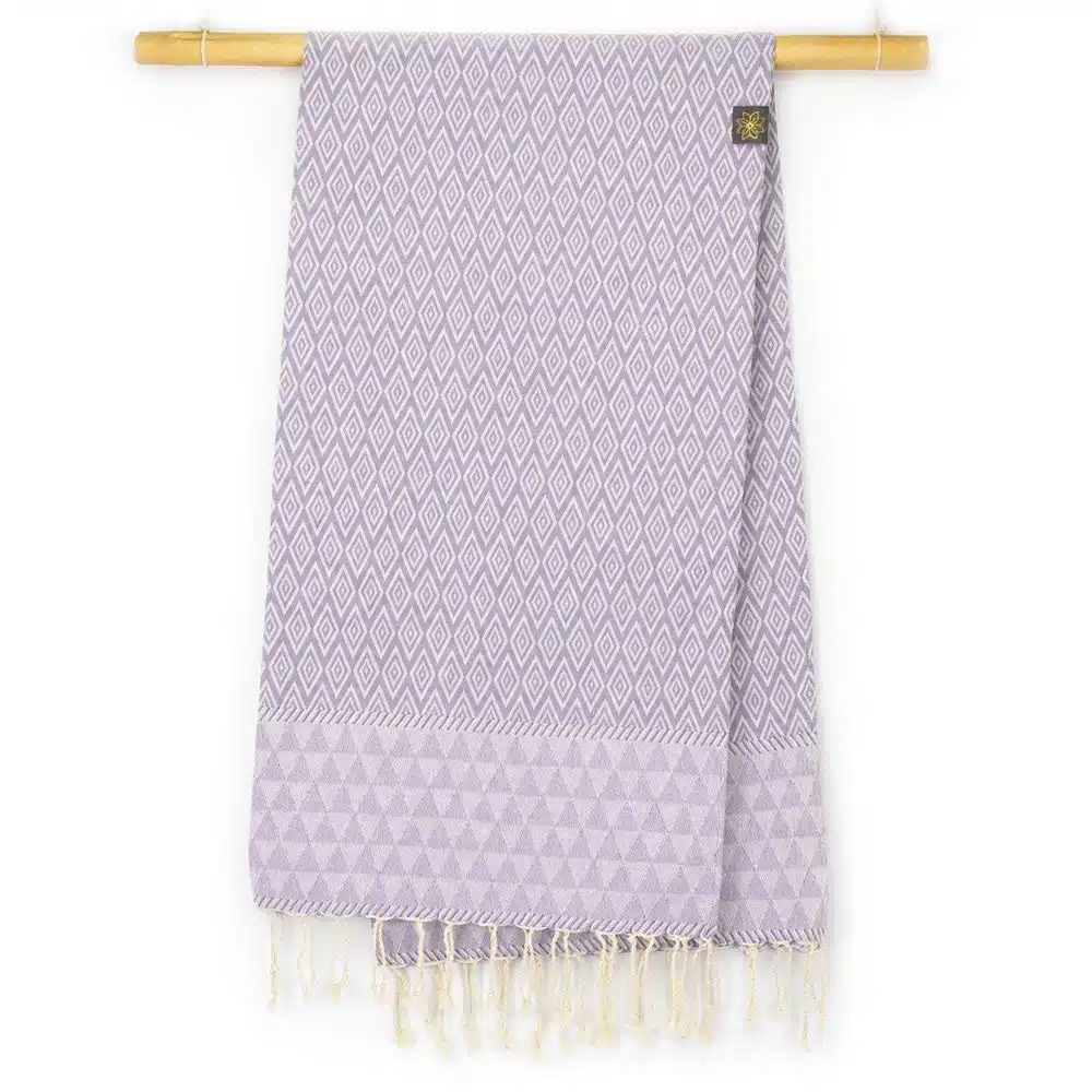 Tuch *Fouta* Hamamtuch Diamant, Wild Lavender 200x100cm