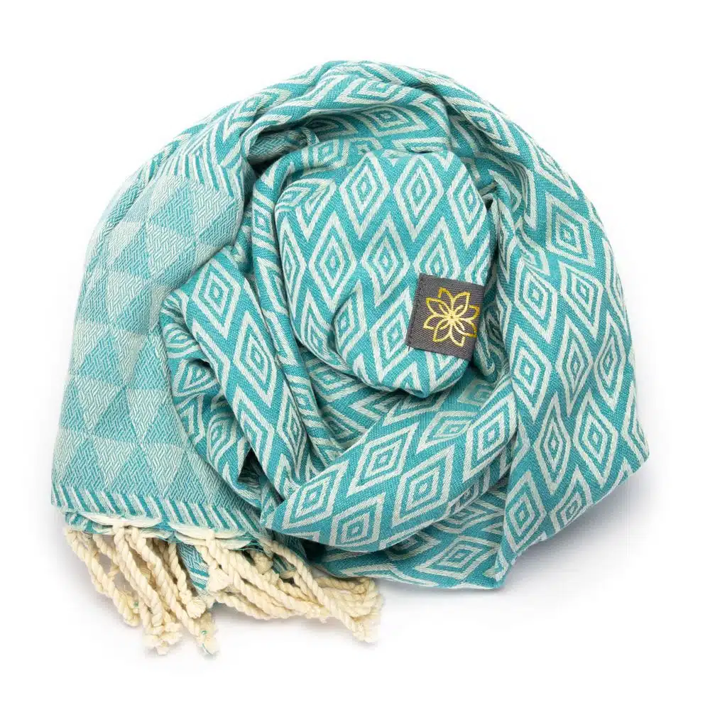 Tuch *Fouta* Hamamtuch Diamant, Emerald Stone 200x100cm