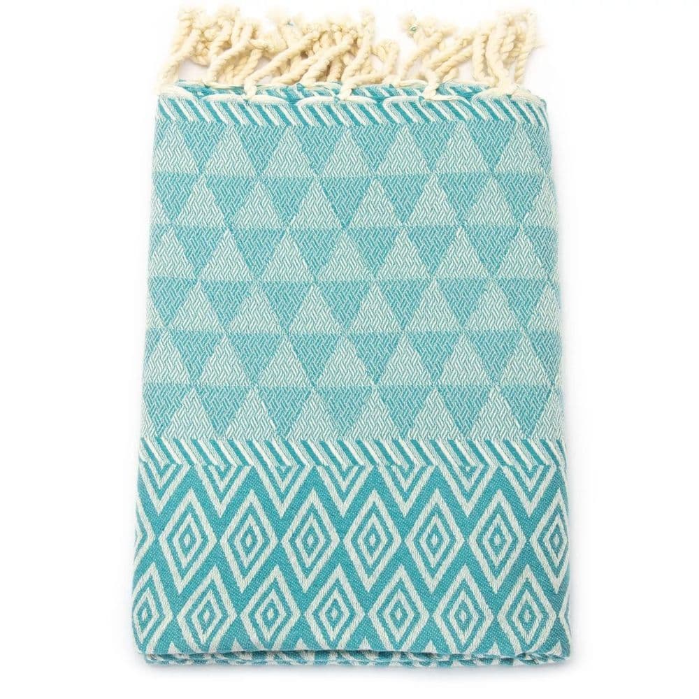 Tuch *Fouta* Hamamtuch Diamant, Emerald Stone 200x100cm