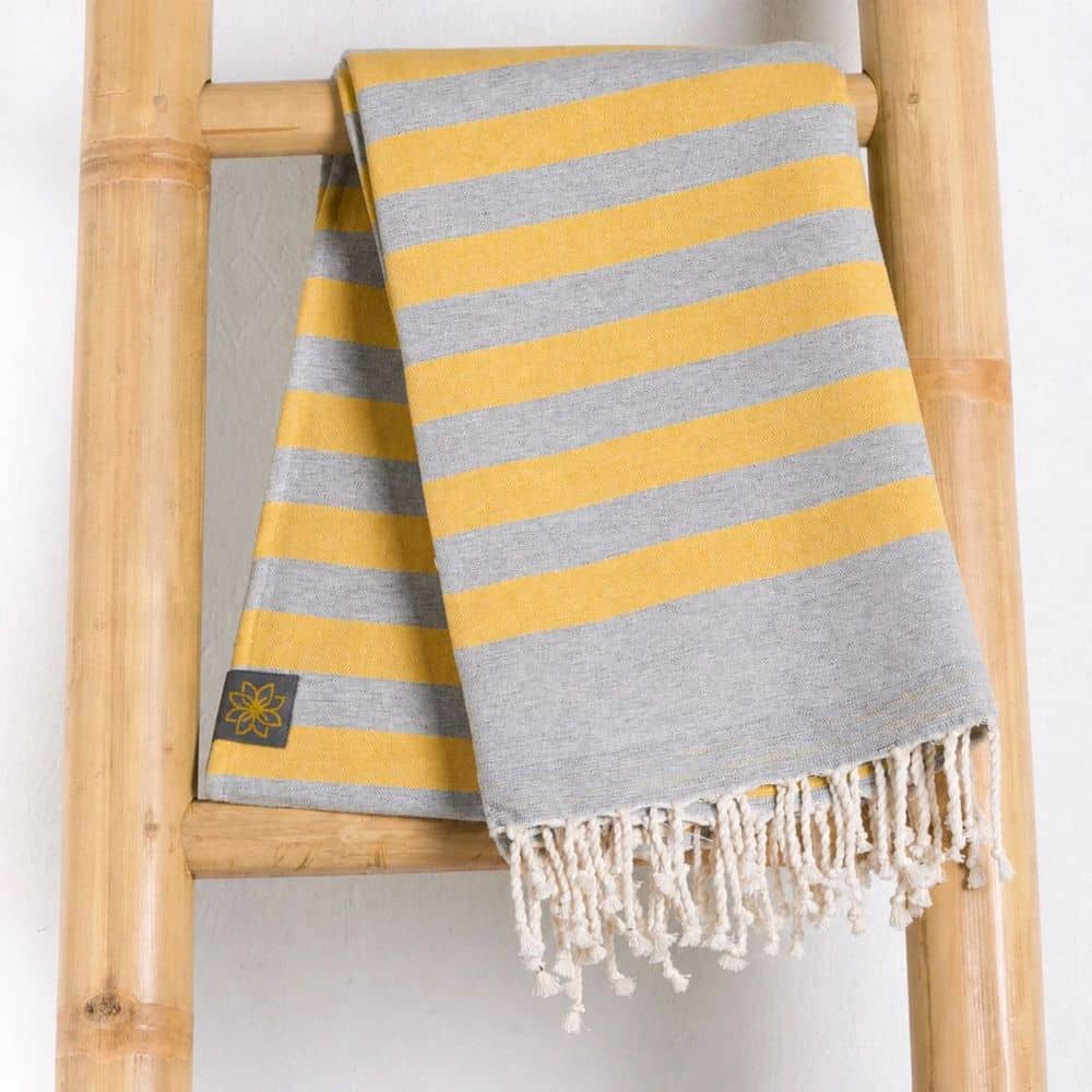 Tuch *Fouta* Hamamtuch Frottee, Sunflower Field 180x100cm