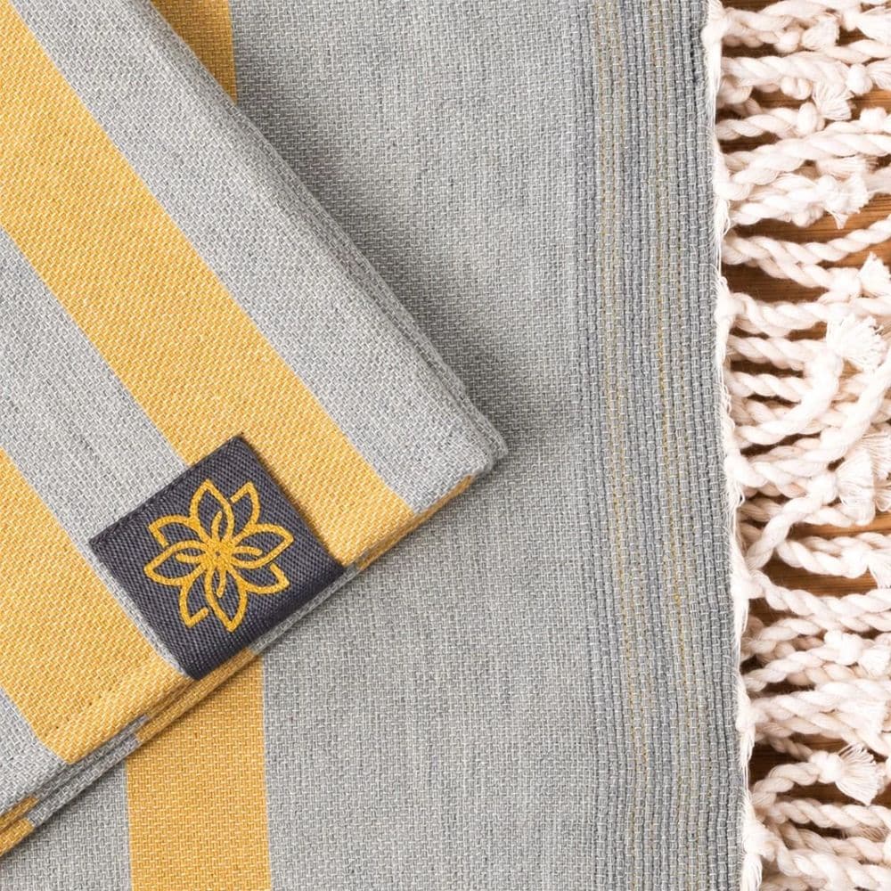 Tuch *Fouta* Hamamtuch Frottee, Sunflower Field 180x100cm