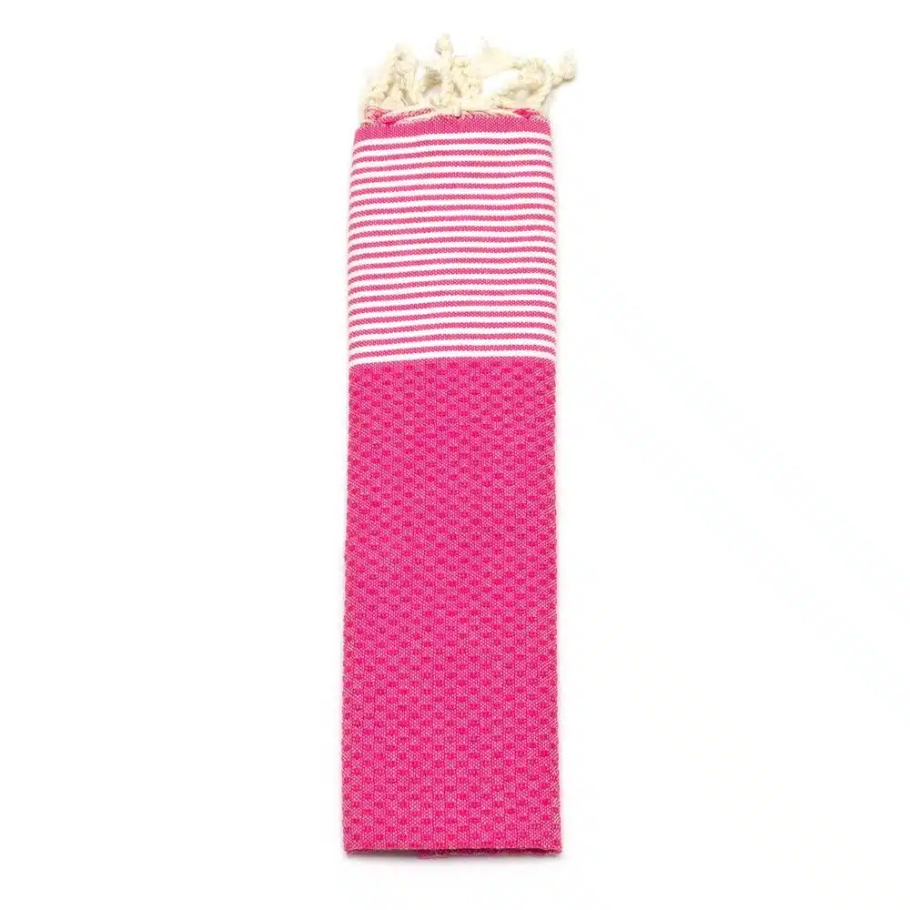 Handtuch *Fouta* Wabenmuster, Fuchsia Flower 70x50cm