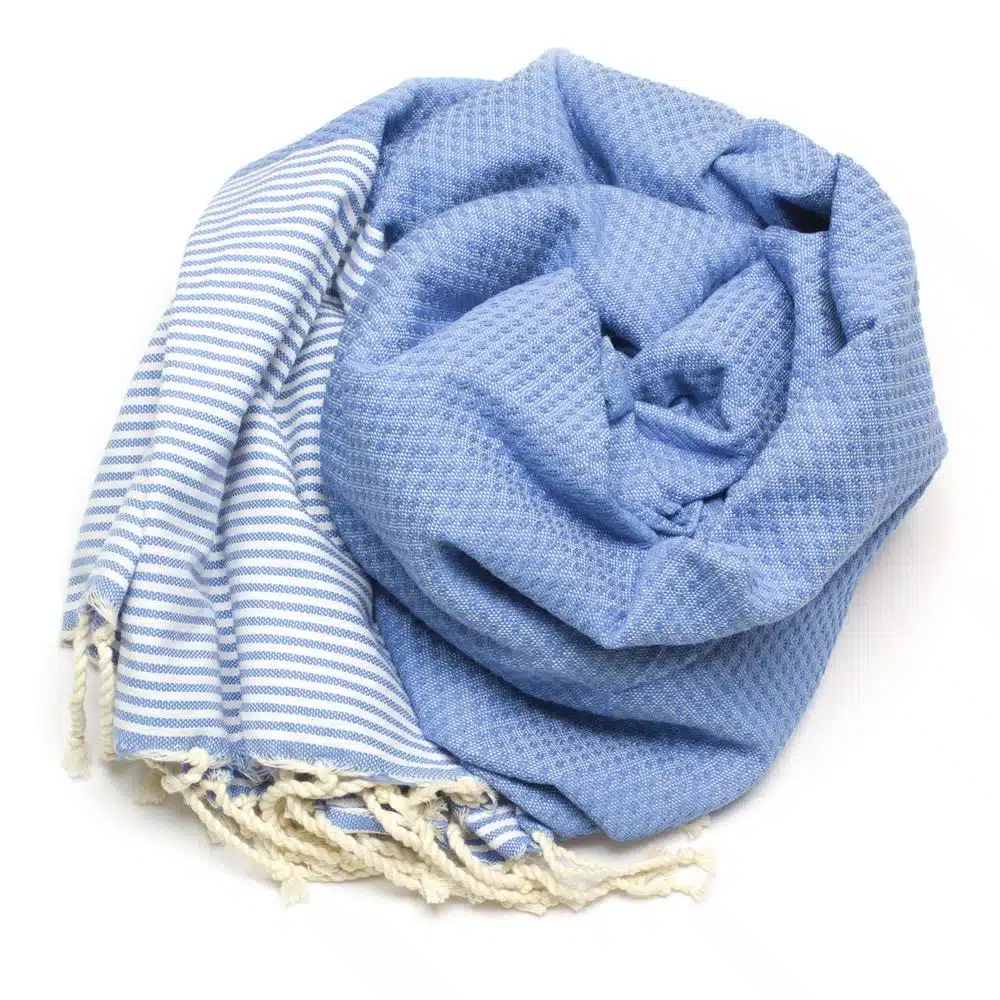 Tuch *Fouta* Hamamtuch Wabenmuster,  Mediterranean Coast 200x100cm