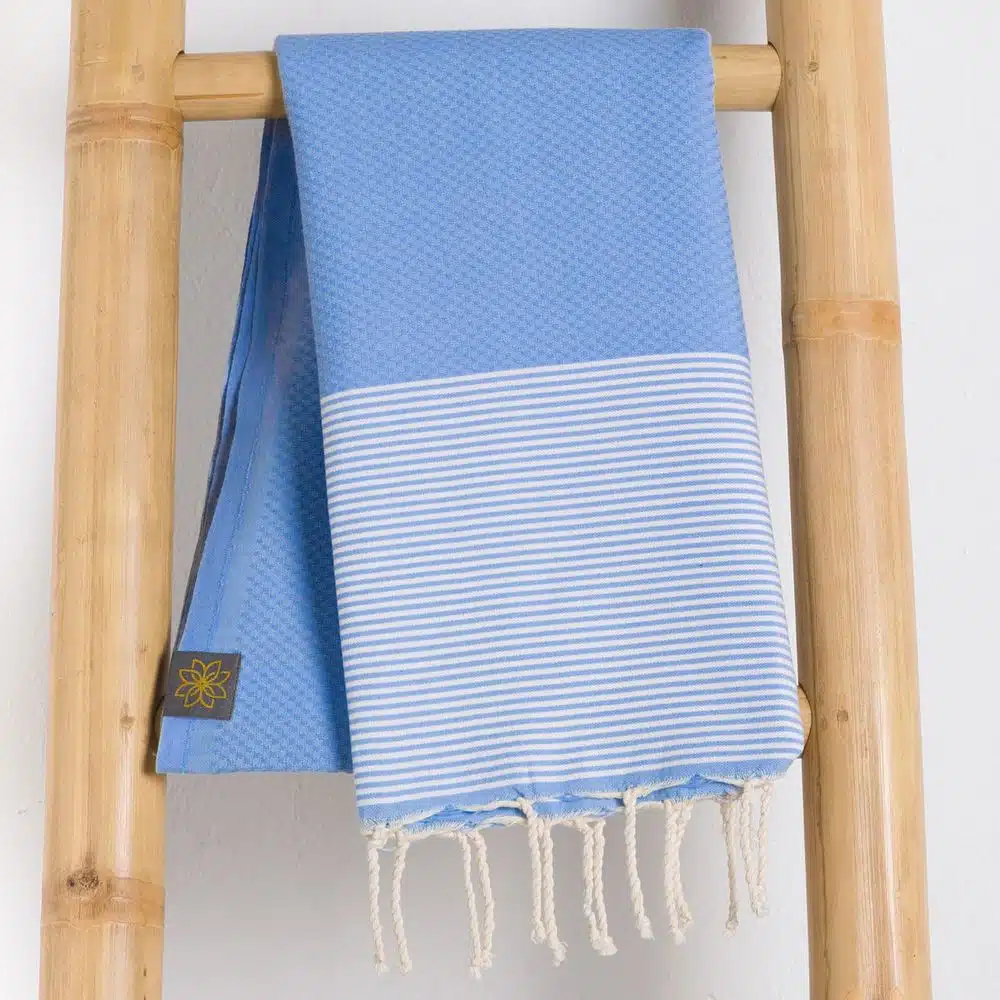Tuch *Fouta* Hamamtuch Wabenmuster, Mediterranean Coast 200x100cm
