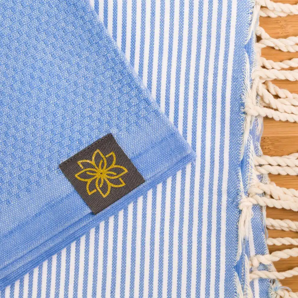Tuch *Fouta* Hamamtuch Wabenmuster, Mediterranean Coast 200x100cm