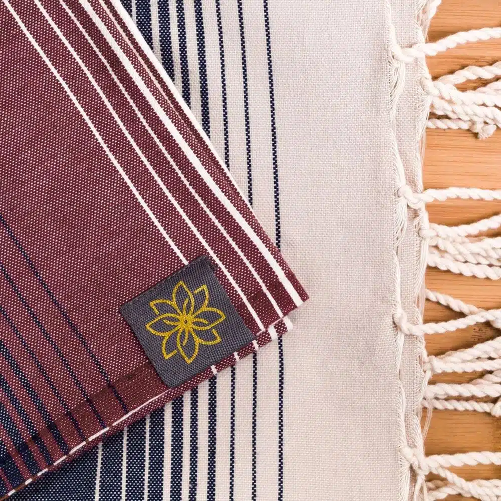 Tuch *Fouta* Hamamtuch Medium, Dark Cherry 140x70cm