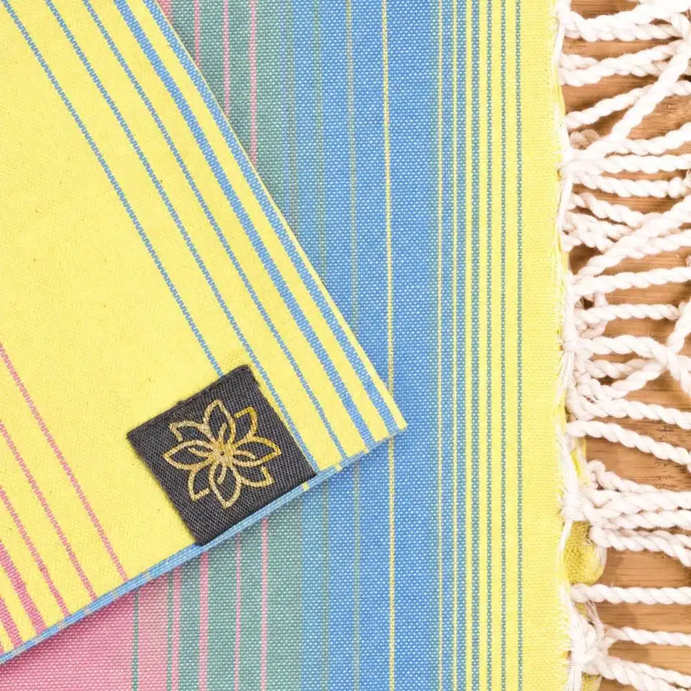 Tuch *Fouta* Hamamtuch Schattiert, Aurora Field 200x100cm