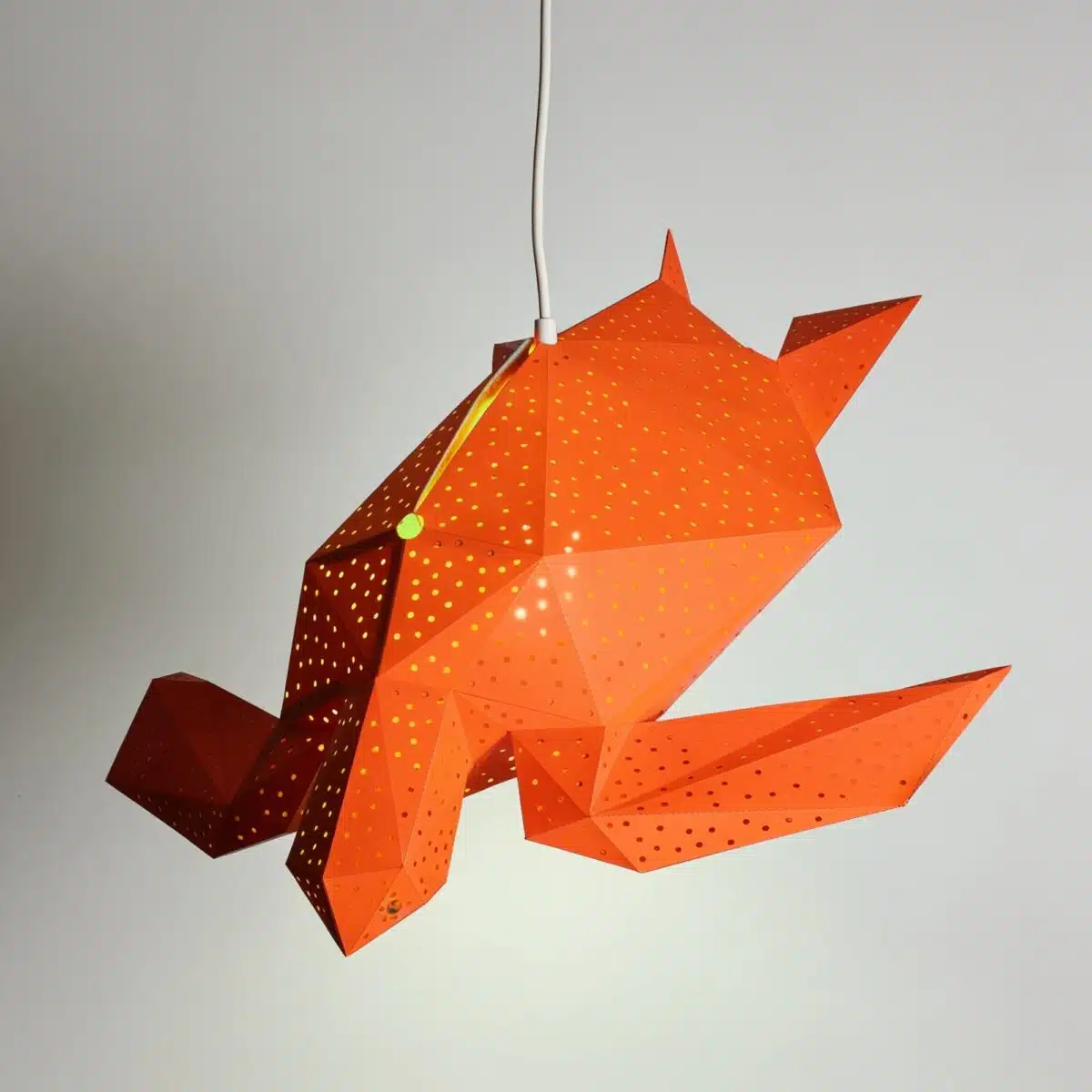 Bubble Meeresschildkröten-Lampenschirm – DIY-Set, Orange – Produktansicht